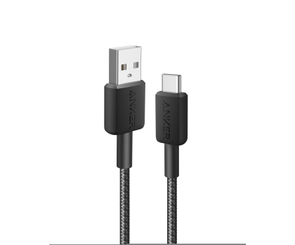 Kabel Anker 322 USB-A na USB-C 0.9m czarny